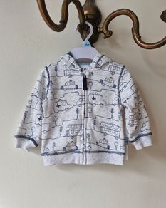Baby boy zipped hoodie