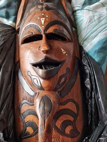 Hand made Senegal war mask