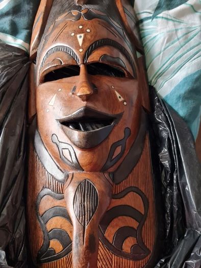 Hand made Senegal war mask