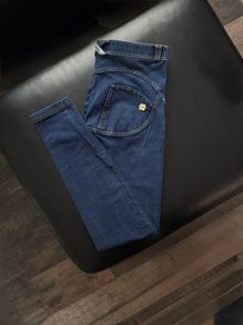 Freddy WR.UP shaping skinny jeans In mid blue Size UK 10 / EU 38