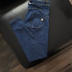 Freddy WR.UP shaping skinny jeans In mid blue Size UK 10 / EU 38