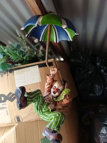 1970s Ceramic Hanging Clown