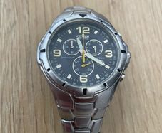 Citizen Eco-Drive Chronograph H550 - Stainless Steel - 10 Bar
