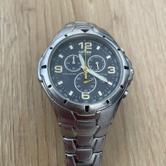 Citizen Eco-Drive Chronograph H550 - Stainless Steel - 10 Bar