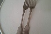Two EPNS Dinner Forks
