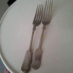 Two EPNS Dinner Forks