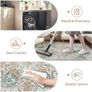 Machine Washable Rugs Living Room, 120x170cm, Vintage Rug, Boho Area Rugs, Non-Slip Carpet, Low Pile, Non-Shedding, Traditional Oriental Printed Design, Dining Room, Home Office, Bedroom Image 5