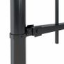 Garden Fence with Spear Top Steel 5.1x0.6 m Black Image 3