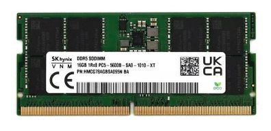 Sk Hynix 16GB DDR5 Sodimm 5600MHz Laptop Memory