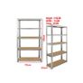 2 Bays Of Boltless Shelving Racking Garage Shed Storage Image 2