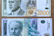 SERBIA - Set of 2 Banknotes: 2000 Dinara 2011+ 5000 Dinara 2003 - P 61 P 140 UNC