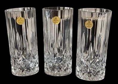 Royal Doulton 24% Lead Crystal Tumblers Trilogy