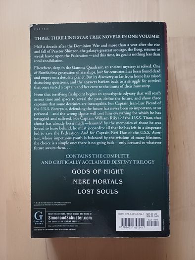 Star Trek Destiny Omnibus (Science Fiction American Edition Paperback 2012)