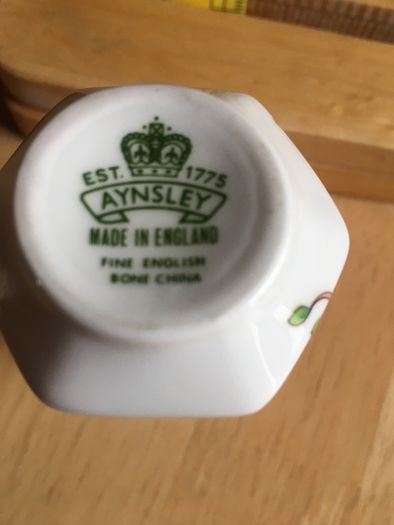 Aynsley 'Pembroke' design.  Tiny vase