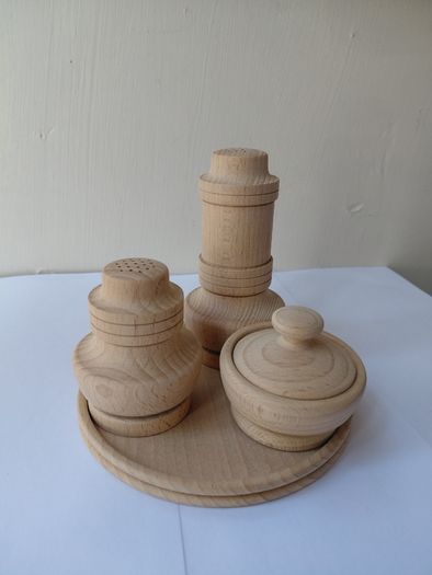 oak kitchen spices set