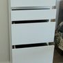 6 Drawer chest in pristine condition with mirror Image 9