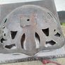 Vintage Pierce Cast Iron Tractor Seat Image 4