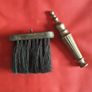 BRUSH - Vintage Brass - Hearth or Crumb Brush Image 3