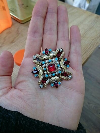 Fun colourful brooch