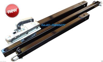 3.5ton Heavy Duty 3pc Car Recovery Tow Pole 2.6m