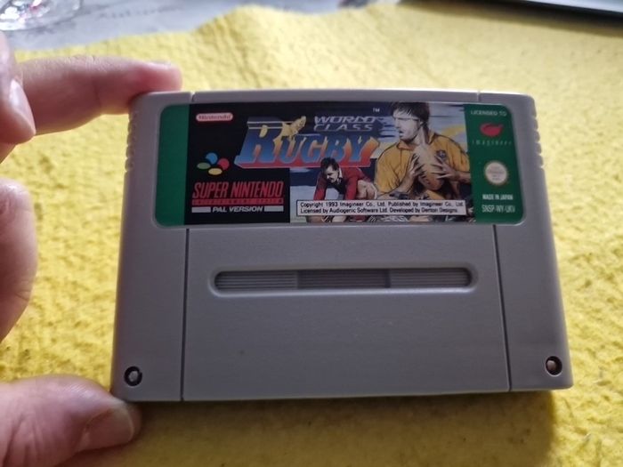 World Class Rugby Super Nintendo Snes Arcade Games Original