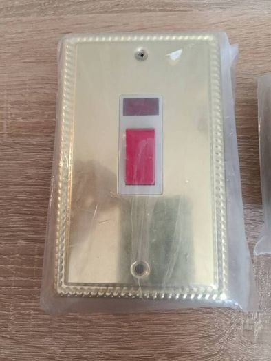 Georgian Style Brass Switches Set
