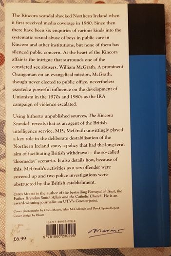 The Kincora Scandal, Political Cover-Up and Intrigue in Northern Ireland by Chris Moore