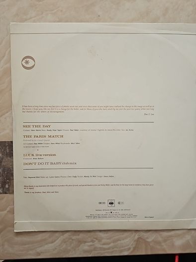 Dee C. Lee 12" - See The Day