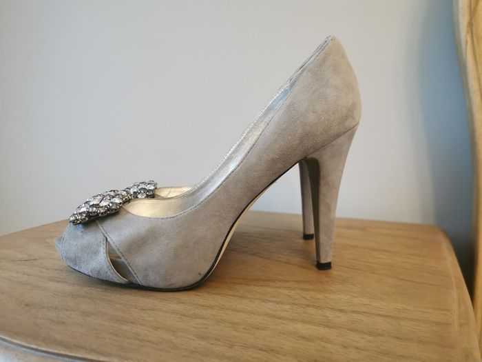 Barachini Grey Heels