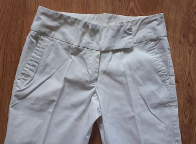 White "Savida" Trousers.  Size 8