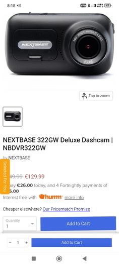 Nextbase Dashcam
