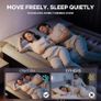 Inflatable Mattress, Air Bed, Double Airbed with Built in Pump, Blow Up Mattress, Folding Guest Bed Self Inflating with Flocked Surface for Camping and Home Use, 190cm x 140cm x 46cm (Black) Image 8