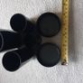 Q-Connect Desk Tidy 6 Compartment Tubes Black Home Office School College Image 4