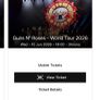 Guns And Roses Vip Tickets X 2 Image 2
