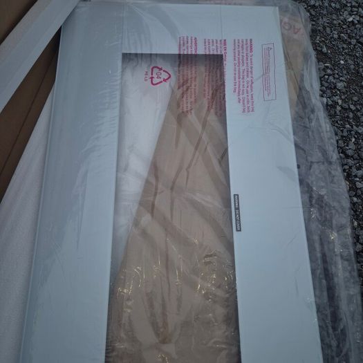 White glass frame for mini zara ezee glow electric fire 42"