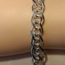 Sterling Silver Double Curb Link Bracelet Image 7
