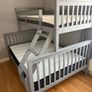 triple bunk bed with memory foam mattresses on sale Image 4