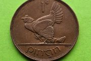 Ireland 1937 year Bronze Penny.