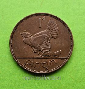 Ireland 1937 year Bronze Penny.