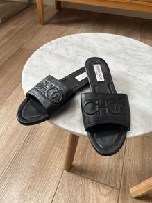 Jimmy Choo OCHO Leather slides