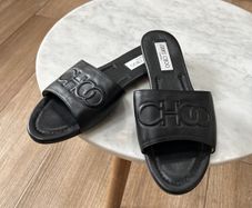 Jimmy Choo OCHO Leather slides