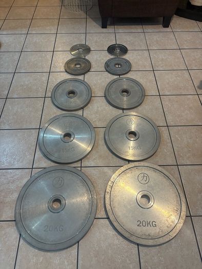 Strengthmax Ultra Thin Steel Olympic Weights!!!
