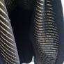 TED BAKER Daisy Jacquard Navy & Gold Midi with Pockets Sz 3 (Fit 12-14UK) - Bnwt Rrp 295 Image 9