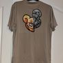 Tanned coloured T Shirt size Large Brand New Image 2