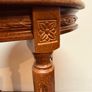 FLASH SALE ! Was 225 now 190 ! French Fruitwood & Marble Side Table or Plant Stand Image 2