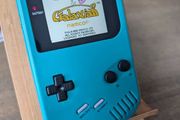 Gorgeous modded Gameboy - Gameboy DMG in new Blue Shell with IPS LCD Upgrade - #429