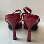 Linzi Red Snakeskin High Heels Image 3