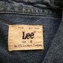 Lee Denim Shirt Pearl Snap Mens Small Image 6