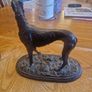 2 Bronze Greyhound Sculptures Image 2
