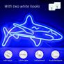 Shark Led Neon Sign for Bedroom Blue Neon Signs Wall Decorative 17''x9'' Acrylic USB Powered Image 3